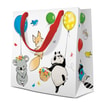 Torba prezentowa ANIMALS PARTY SQUARE 17x17 cm - 1