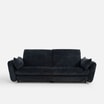 Sofa 3-osobowa z funkcją relax NORI granatowa - 1