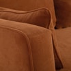 Sofa 3-osobowa pomarańczowa ANDORA - 6