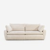Sofa 3-osobowa rozkładana DL kremowa MEVI - 1