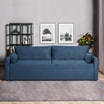 Sofa rozkładana granatowa TAGO - 2