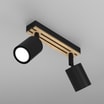 Spot sufitowy z 2 reflektorami czarny TERRA II  - zdjęcie 2