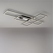 Lampa sufitowa LED 45W czarna ASMIN z pilotem - 4