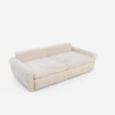 Sofa 3-osobowa rozkładana DL kremowa MEVI - 5