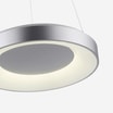 Lampa wisząca LED z pilotem srebrna KETO ANIKA - 6