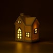 Dekoracyjny domek LED biały 14 cm - 2