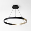 Lampa wisząca LED LINOS czarno-złota - 1
