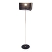 Lampa podłogowa z ozdobnym abażurem czarno-złota ETRO - 1