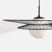 Lampa wisząca kula czarna ALISON - 5
