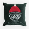Poszewka zimowa zielona SKI SPORT 45x45 cm - 1