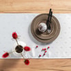 Bieżnik w choinki biały LUMINE 40x120 cm - 2