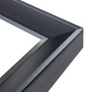 Lustro 40x130 cm w czarnej ramie ALPI - 3