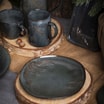 Talerz ceramiczny płytki SOSNOWY LAS 27 cm - 3