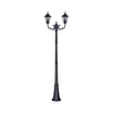 Lampa zewnętrzna outdoor 2-ramienna czarna STANDARD - 1