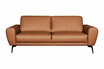 Sofa skórzana brązowa 3 os SPRING - 1