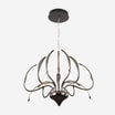 Lampa wisząca LED czarny chrom HAMPTON - 2