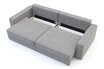 Sofa rozkładana 4-osobowa MARKOS jasnoszara - 4