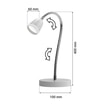 Lampa biurkowa LED biała ORO LARUS - 2