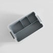 Pojemnik z organizerem HENRI NORDIC szary 9 l - 2