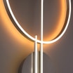 Kinkiet LED RGB Wi-Fi stalowy Q-ARKOA z pilotem - 4