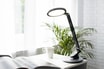 Lampa biurkowa LED z wyświetlaczem czarna ARTIS - 2