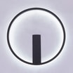 Lampa sufitowa LED czarna CORIT 42,5 cm - 3
