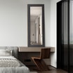 Lustro 40x130 cm w czarnej ramie - 2