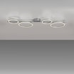 Lampa sufitowa LED srebrna MINI RITUS - 2