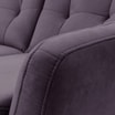 Sofa fioletowa SCANDI 137 cm - 4
