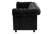 Sofa 4-osobowa glamour czarna CHESTER - 3