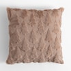 Poszewka dekoracyjna w choinki taupe ALPI 45x45 cm - 1
