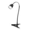 Lampa biurkowa LED z klipsem czarna ORO LARUS - 1