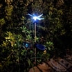 Lampa outdoorowa solarna LED IP44 srebrna WAŻKA - 2