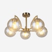 Lampa sufitowa kule złota TORA 5 - 1