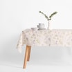 Obrus z lnem w polne kwiaty GARDENA 140x240 cm - 1
