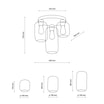Lampa sufitowa MARCO GREEN 3 - 3
