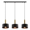 Lampa wisząca listwa czarno-złota LEO III - 4