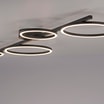 Lampa sufitowa LED czarna MINI RITUS - 6