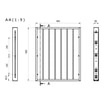 WIRE wieszak na spodnie do szaf ADBOX 50 cm - 2