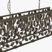 Lampa wisząca tytanowe złoto ARION V - 4