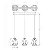 Lampa wisząca BERGEN III 605 - 5