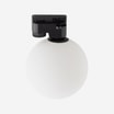 Głowica na szynoprzewód biało-czarna TRACER BLACK WHITE GLASS - 1