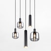 Lampa wisząca czarna MATARO - 3
