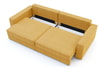 Sofa rozkładana 4-osobowa MARKOS musztardowy - 5