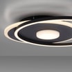 Lampa sufitowa LED z obramowaniem okrągła czarna DOMINO - 3