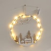 Dekoracja świąteczna LED, wianek, 40 cm, MIX - 2