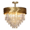 Lampa sufitowa glamour złota LYON - 1
