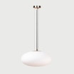 Lampa wisząca biało-złota UFO 40 cm - 1