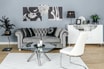Sofa 3-osobowa jasnoszara CHESTER - 2