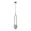 Lampa wisząca  kula czarna DAVOS - 6